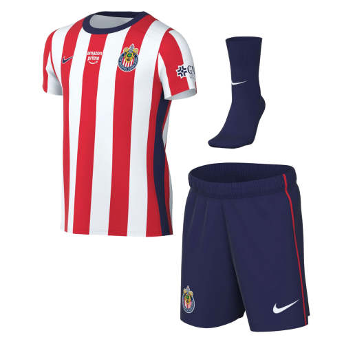 Nike Chivas De Guadalajara Baby/Toddler Home Stadium 2026/27 3-Piece Red/White – Azteca Soccer