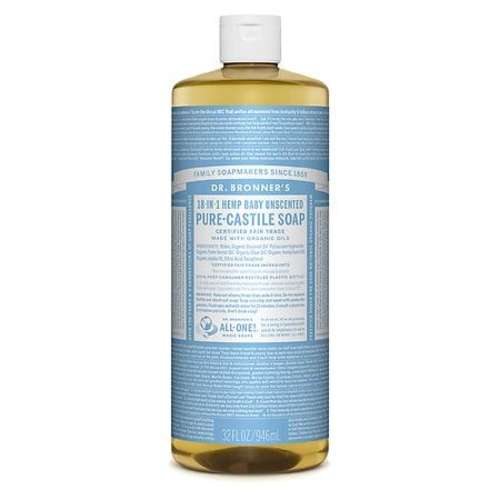 Dr. Bronner's Castile Soap Unscented