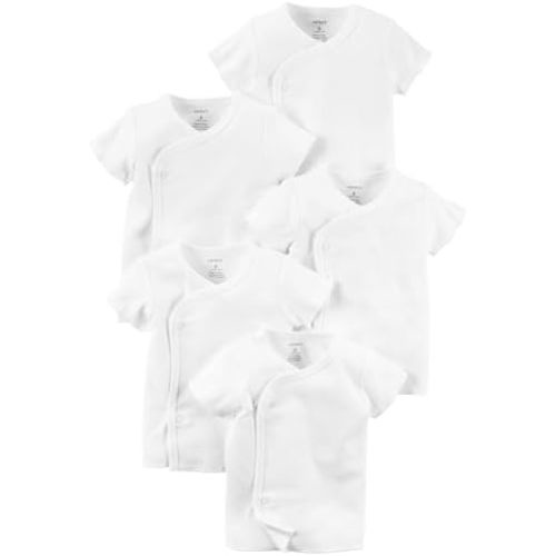 Carter's Baby Unisex 5-Pack Snap Shirts