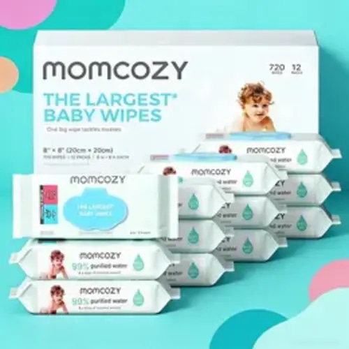 Baby wipes, Momcozy wipes - oversized, cleansing and moisturizing children's wipes, baby products, products for girls and boys, unscented baby wipes, portable maternal and child gifts, safe baby wipes - TikTok Shop
