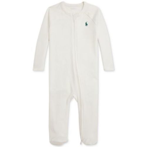 Baby Boys Cotton Footed Coveralls