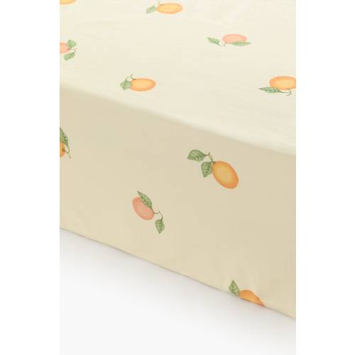 PATTERNED COTTON FITTED SHEET