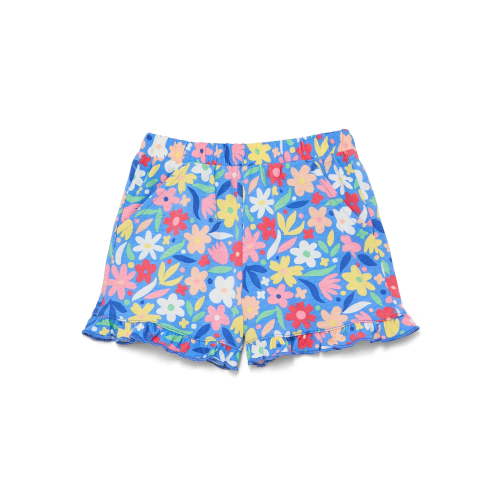 Wonder Nation Toddler Girls Ruffle Hem Shorts, Sizes 18M-5T