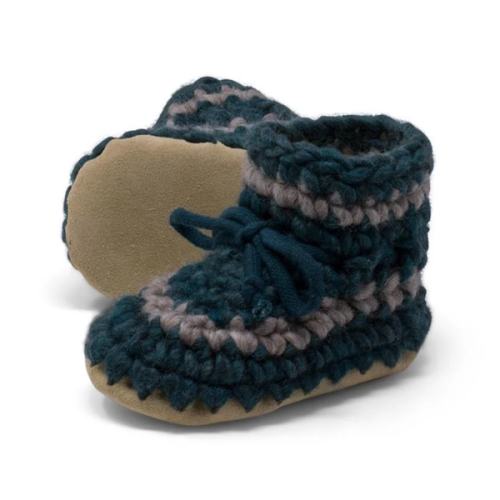 Padraig Cottage Slippers (Forest Stripe)