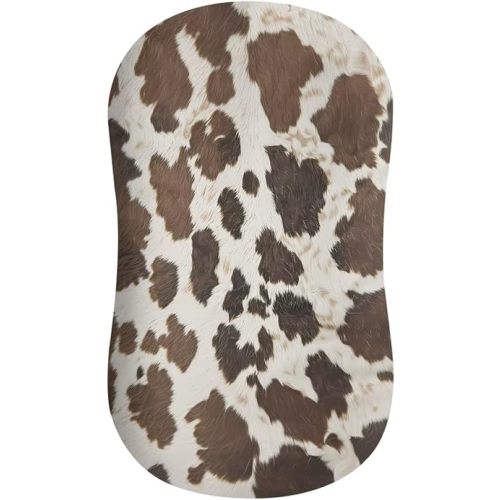 XYZCANDO Western Cow Print Newborn Lounger Slipcover Machine Washable Nest Cover for Newborn & Infant Pillow Cover Elastic Cloth Lounger Cover Fits Most Loungers