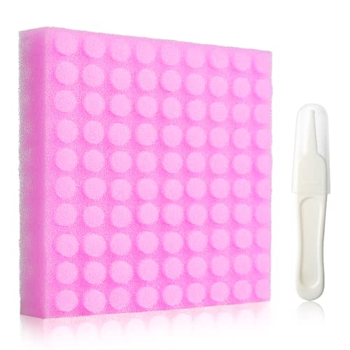 EFGWXYZ Replacement for NozeBot Electric Baby Nasal Aspirator Filters, 90Pcs Baby Nose Cleaner Hygiene Filters with Nose Cleaning Tweezer for Infants and Toddlers Boys Girls (Purple)