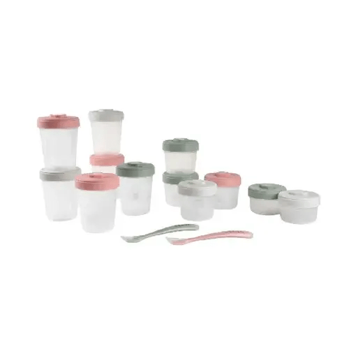 Beaba Meal & Food Storage Expert Pack Eucalyptus | Baby Bunting AU