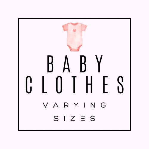 Baby Clothes- Varying Sizes and Types