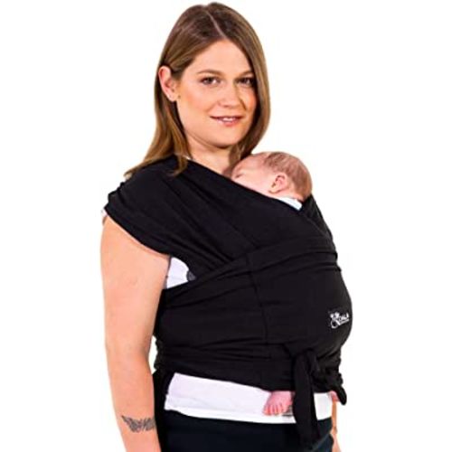Koala Babycare Baby Carrier Wrap, Easy to Wear As a T-Shirt - Baby Wearing Wrap One Size Fits All - Newborn Wrap Carrier Up to 22lbs