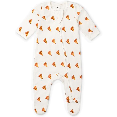 monica + andy Double Zipper One Piece, 100% Organic Baby Clothes for Girls & Boys, Unisex, Preemie, Newborn & Infant Sizes