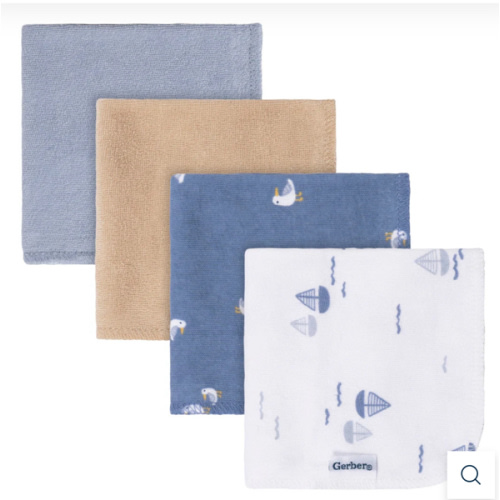 4-Pack Baby Boys Little Lighthouse Terry Washcloths – Gerber Childrenswear