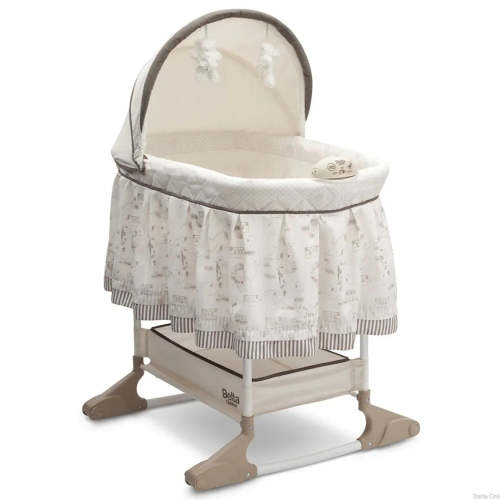 Delta Children Rocking Bedside Bassinet - Playtime Jungle