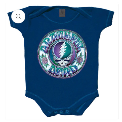 Grateful Dead "Batik Stealie" Baby Onesie Romper | eDeadShop