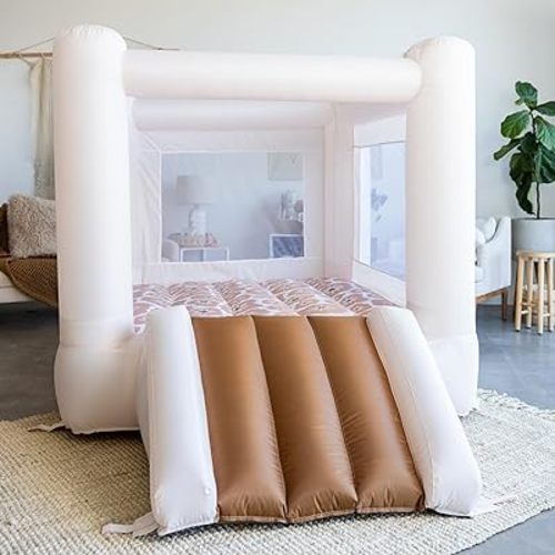 Bouncee Ultimate Bounce House with Slide | Indoor & Outdoor, Durable and Compact Fun for Kids 3-6