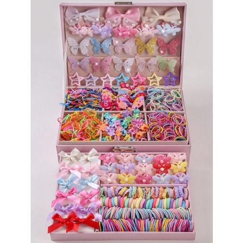 924pcs Girls Colorful Fabric Bow Hair Clips, Elastic Hair Ties, Rabbit Ear Hair Bands, Versatile Hair Accessories, Suitable For Daily Use | SHEIN USA