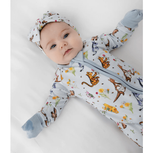 Winnie-the-Pooh in Bloom Bamboo Zippered Sleeper