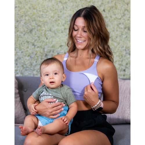 Ultra Comfort Active Nursing Bra (Lavender)