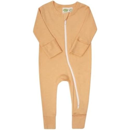 PARADE Organic Snuggle Soft Melange '2-Way' Zipper Romper