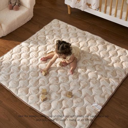 Momcozy Baby Play Mat for Floor, 50"x50" Thickened Playpen Mat