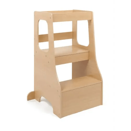 4Baby Learning Tower Natural Wood Look | Baby Bunting AU