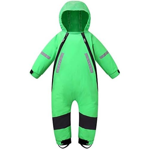 HAPIU Kids Toddler Rain Suit Muddy Buddy Waterproof Coverall