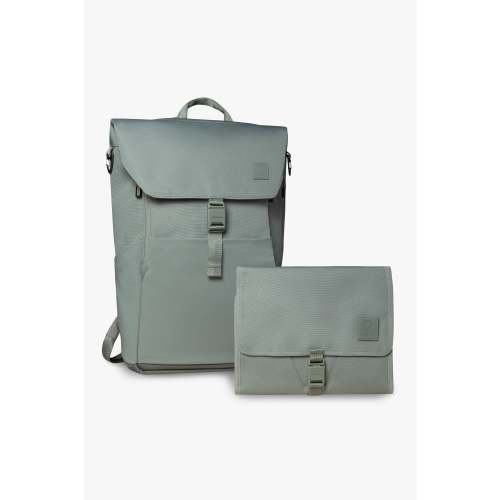 Diaper Backpack & Changing Wallet Bundle / Outdoorsy Sage