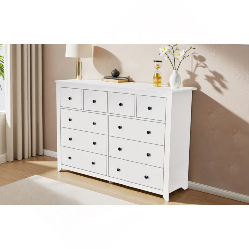 Lark Manor™ Modern 10-Drawer Dresser For Bedroom - Ample Storage Wide Chest Of Drawers, Sturdy & Safe | Wayfair