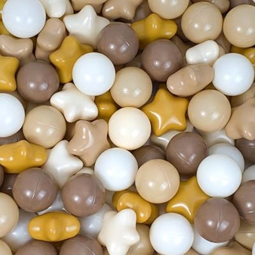 Ball Pit Balls for Kids & Dogs Cats Pack of 100 200 500- BPA Free, Crush Proof Plastic Balls for Ball Pit, Tent, Playhouse, Children's Toy Balls for Party, Macaron Ocean Balls 2.15 Inch
