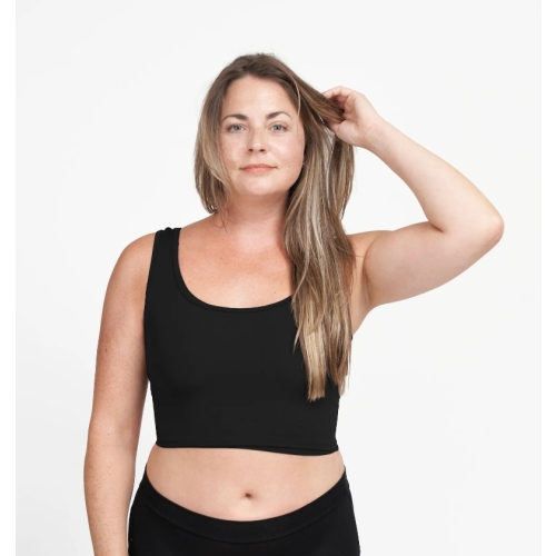 Larken Larken X Nursing + Hands-Free Pumping Bra - Black, M