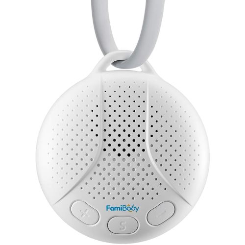 Portable Sound Machine for Baby - White Noise Machine with Night Light for Nursery | 16 Soothing Sounds | Shush | Travel | Registry Gift | Sleep Soother | Baby Shower