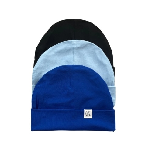 Newborn Satin-Lined Jersey Beanie-Gift Set