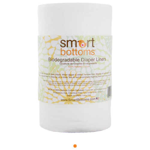 Smart Bottoms' Biodegradable Cloth Diaper Liners