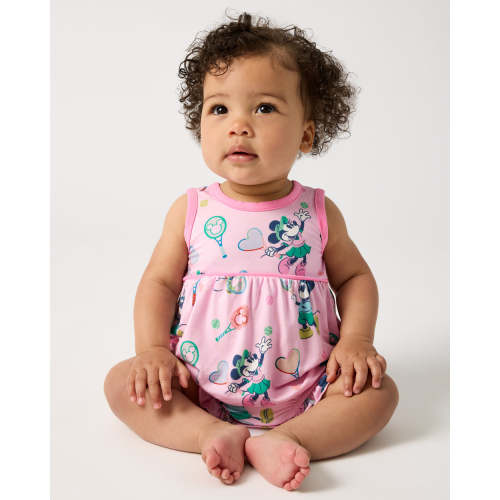 Disney Mickey Mouse & Minnie Mouse Match Bubble Romper