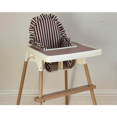 Brown Striped Ruffles Cushion for the Antilop IKEA Highchair - Etsy