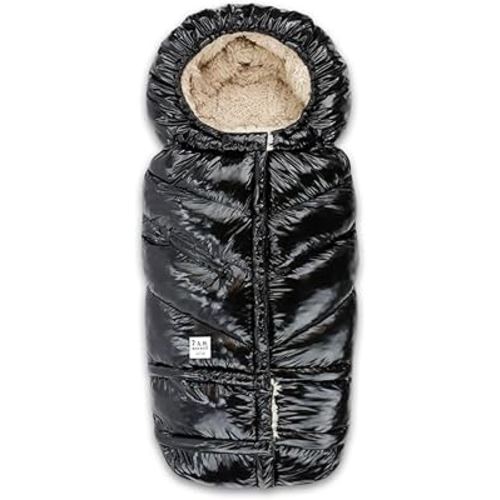 7AM Enfant Stroller Blanket 212 - Adjustable Baby Car Seat Zipped Blanket for Babies Winter, Unisex Multi Purpose Fleece Lined Warm Hooded Toddler Footmuff Water Repellent | (6M - 4T)