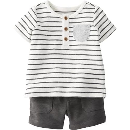little planet by carter's Unisex Baby 2-piece Shorts Set Made With Organic Cotton 9M