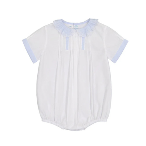 Vintage Scalloped Collar Creeper | Posh Tots Children's Boutique