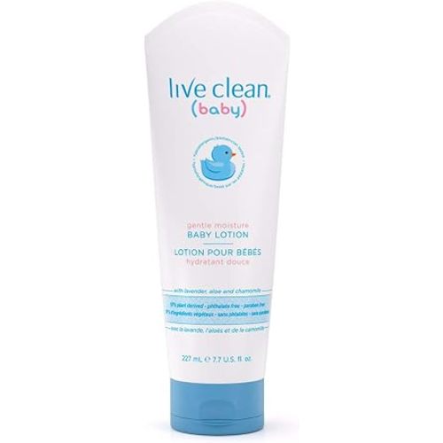 Live Clean Baby Gentle Moisture Baby Lotion, 227 mL