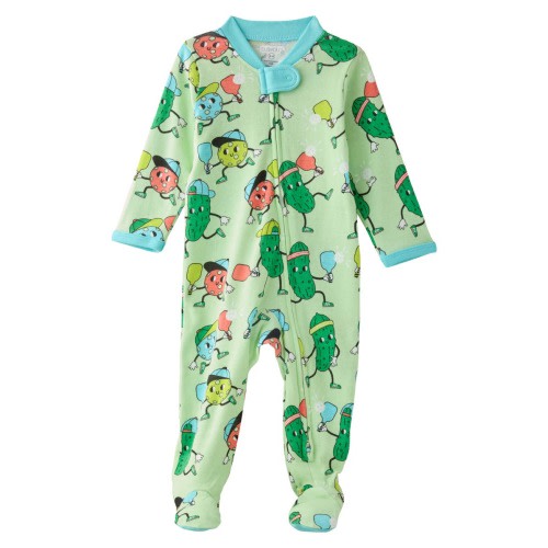 Scout One-Piece Organic Cotton Pajamas, 3-6M