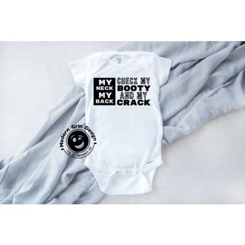 My Neck My Back Onesie® or T-shirt, Khia Onesie® or T-shirt, 90's Onesie® or T-shirt, Funny Baby Onesie® or T-shirt