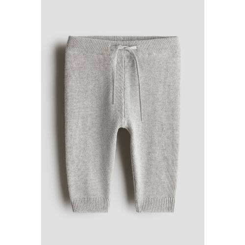 FINE-KNIT COTTON JOGGERS