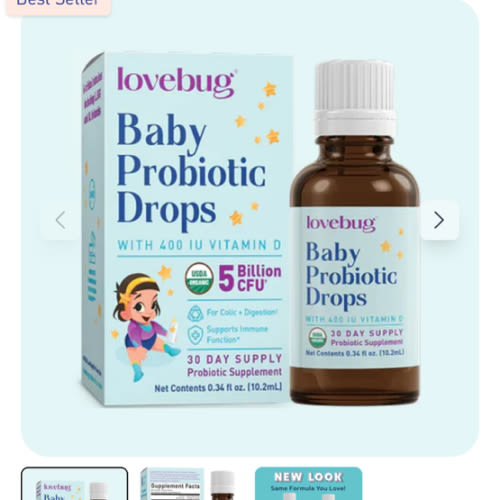 Soothe Baby's Tummy with Lovebug Probiotics