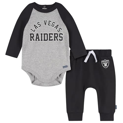 Gerber NFL unisex-baby Nfl Onesie Bodysuit and Jogger Set