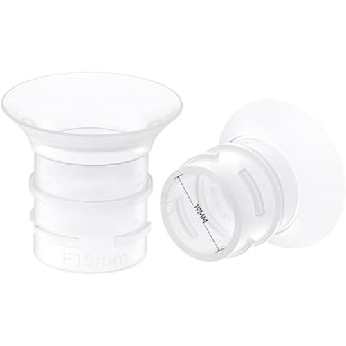eufy Original 19mm Sizing Inserts (2-Pack) for Wearable Breast Pump S1/S1 Pro/E10/E20, Silicone Sizing Inserts, Easy to Install and Use, Comfortable and Precise Fit for Better Suction