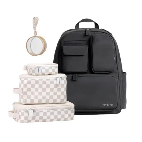 Itzy Ritzy Diaper Bag Bundle - Black