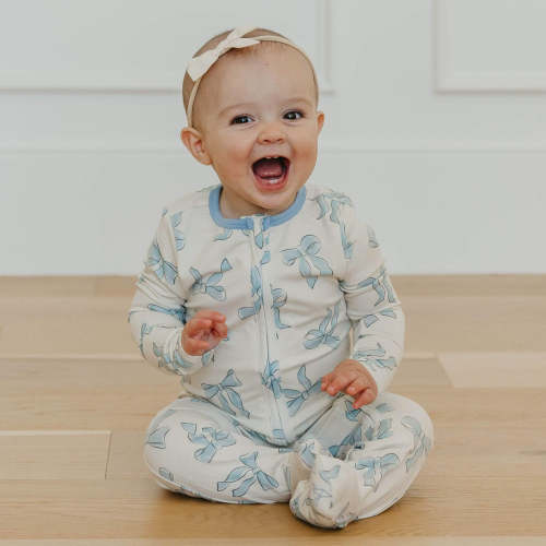 Zip-Up Footie Pajama - Daphne