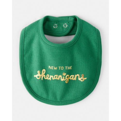 Baby St. Patricks Day Bib - Green - Carter's | Carter's