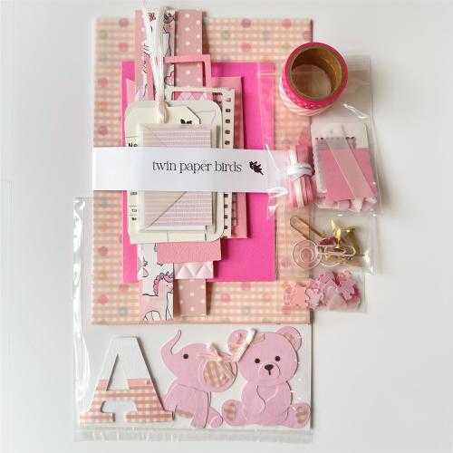 Baby Girl Scrapbook & Card Making Kit
