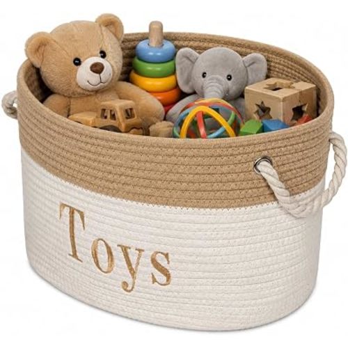 Toy Basket - 15 x 11 x 9 Toy Storage Bin