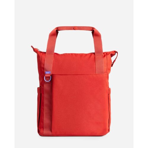 Ubbi Fleuri All-Day Diaper Bag Backpack, Easy-Clean, Wild Poppy